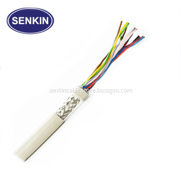 0.05mm Copper Wire Sheild Oilflame PUR Cable